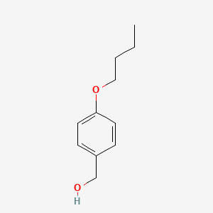 Chemical structure of 4-Butoxybenzyl alcohol