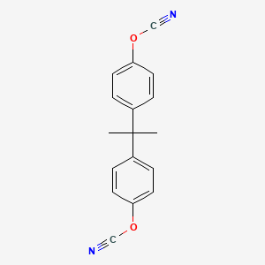 Chemical structure of 1,3-Bis(4-cyanophenyl)propane