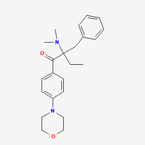 Chemical structure of 2-Benzyl-2-(dimethylamino)-4′-morpholinobutyrophenone