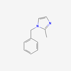 Chemical structure of 1-Benzyl-2-methylimidazole
