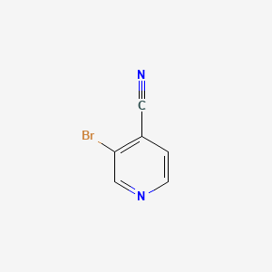 Chemical structure of 3-Bromo-4-cyanopyridine