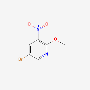 Chemical structure of 5-Bromo-2-methoxy-3-nitropyridine