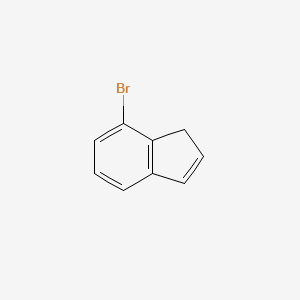 Chemical structure of 7-Bromo-1H-indene