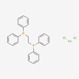 Chemical structure of [1,2-Bis(diphenylphosphino)ethane]dichlorocobalt(II)