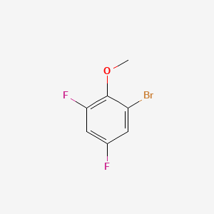Chemical structure of 2-Bromo-4,6-difluoroanisole