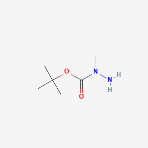 Chemical structure of 1-Boc-1-methylhydrazine