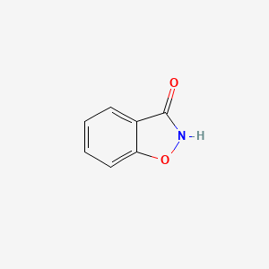 Chemical structure of 1,2-Benzisoxazol-3(2H)-one