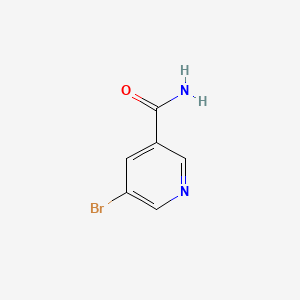 Chemical structure of 5-Bromonicotinamide