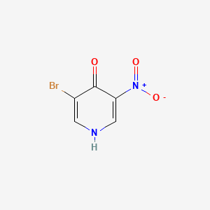 Chemical structure of 3-Bromo-5-nitropyridin-4-ol