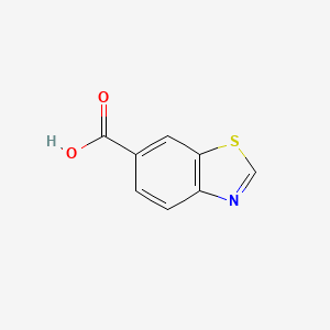 Chemical structure of Benzothiazole-6-carboxylic acid