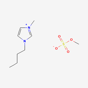 Chemical structure of 1-Butyl-3-methylimidazolium methyl sulfate
