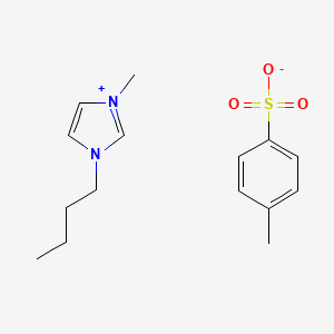 Chemical structure of 1-Butyl-3-methylimidazolium tosylate