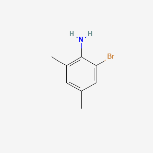 Chemical structure of 2-Bromo-4,6-dimethylaniline
