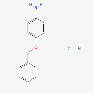 Chemical structure of 4-Benzyloxyaniline hydrochloride