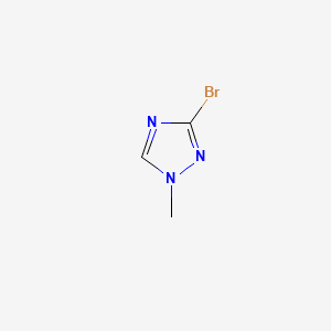 Chemical structure of 3-Bromo-1-methyl-1H-1,2,4-triazole