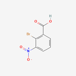 Chemical structure of 2-Bromo-3-nitrobenzoic acid