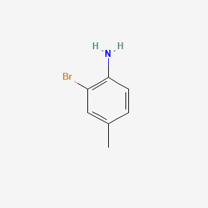Chemical structure of 2-Bromo-4-methylaniline