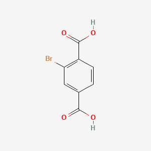 Chemical structure of 2-Bromoterephthalic acid