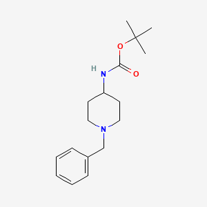 Chemical structure of 1-Benzyl-4-(N-Boc-amino) piperidine