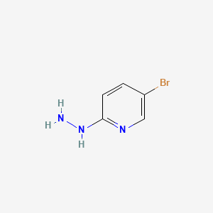Chemical structure of 5-Bromo-2-hydrazinopyridine