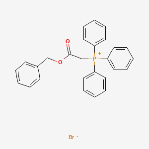 Chemical structure of (Benzyloxycarbonylmethyl)triphenylphosphonium bromide
