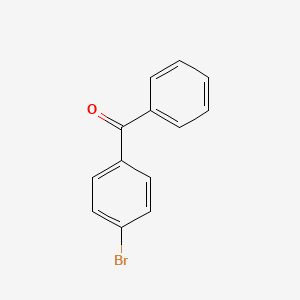 Chemical structure of 4-Bromobenzophenone