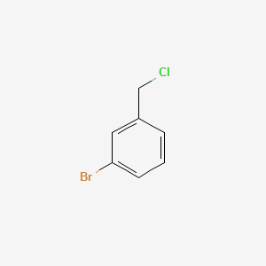 Chemical structure of 3-Bromobenzyl chloride