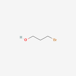 Chemical structure of 3-Bromo-1-propanol
