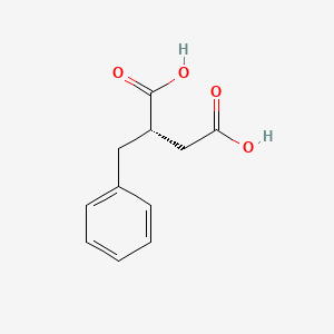 Chemical structure of (S)-Benzylsuccinic Acid