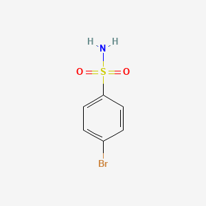 Chemical structure of 4-Bromobenzenesulfonamide