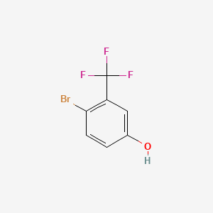 Chemical structure of 4-Bromo-3-(trifluoromethyl)phenol
