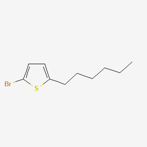 Chemical structure of 5-Bromo-2-hexylthiophene