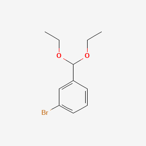Chemical structure of 1-Bromo-3-(diethoxymethyl)benzene