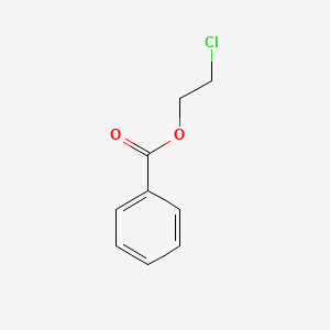 Chemical structure of 2-Chloroethylbenzoate