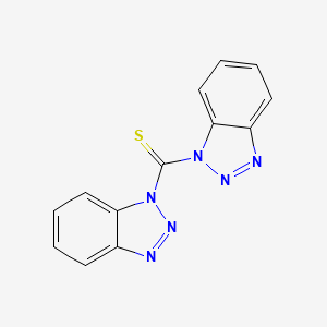Chemical structure of Bis(1-benzotriazolyl)methanethione