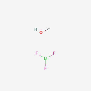 Chemical structure of Boron trifluoride-methanol