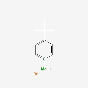 Chemical structure of 4-tert-Butylphenylmagnesium bromide