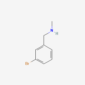 Chemical structure of 3-Bromo-N-methylbenzylamine