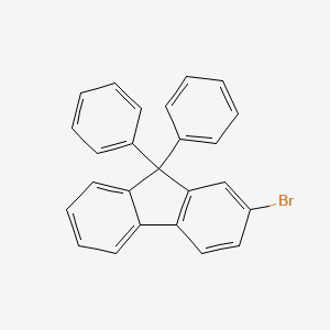 Chemical structure of 2-Bromo-9,9-diphenylfluorene