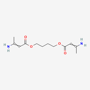 Chemical structure of 1,4-Butanediol Bis(3-aminocrotonate)