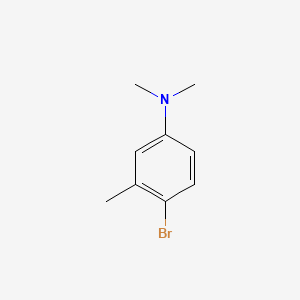 Chemical structure of 4-Bromo-N,N,3-trimethylaniline