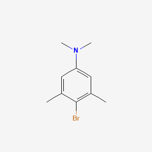 Chemical structure of 4-Bromo-N,N,3,5-tetramethylaniline