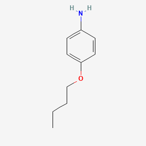 Chemical structure of 4-Butoxyaniline