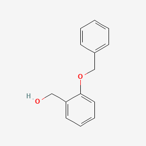 Chemical structure of 2-Benzyloxybenzyl Alcohol