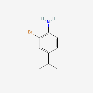 Chemical structure of 2-Bromo-4-isopropylaniline