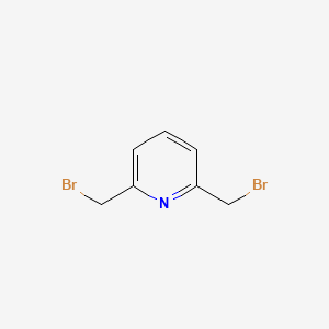 Chemical structure of 2,6-Bis(bromomethyl)pyridine