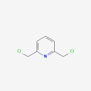 Chemical structure of 2,6-Bis(chloromethyl)pyridine
