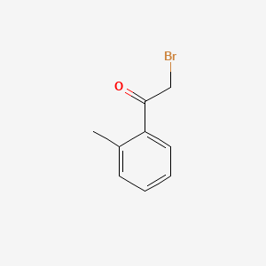 Chemical structure of 2-Bromo-2'-methylacetophenone