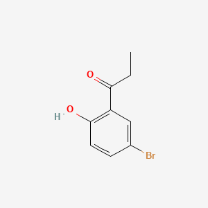 Chemical structure of 5'-Bromo-2'-hydroxypropiophenone