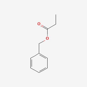 Chemical structure of Benzyl Propionate